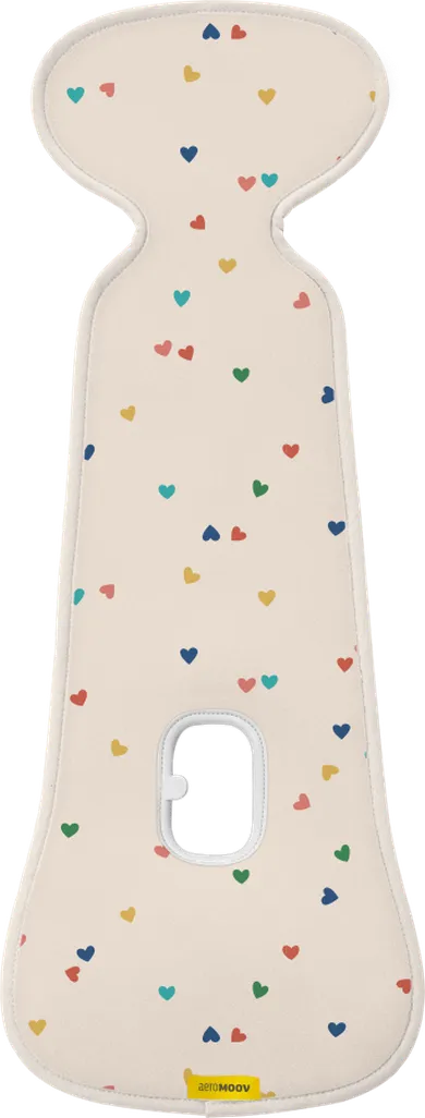 Aeromoov, Serca Confetti, wkładka antypotowa do fotelika, 9-18 kg