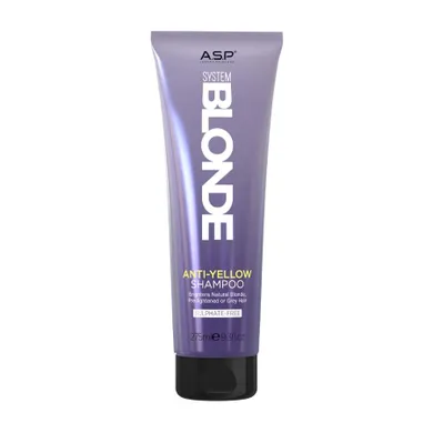 Affinage Salon Professional, System Blonde Anti-Yellow Shampoo, szampon do włosów blond, 275 ml