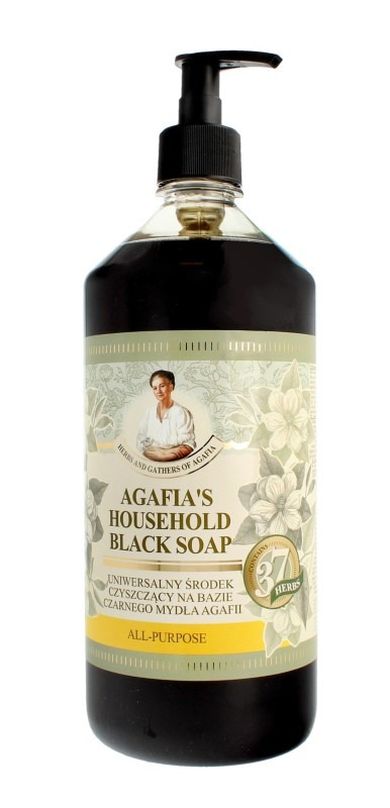 Agafia, mydło w płynie, czarne, gospodarcze, 1000 ml