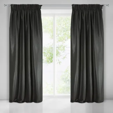 Aggie, zasłona zaciemniająca gotowa, strukturalna, z lureksem, 140-270 cm