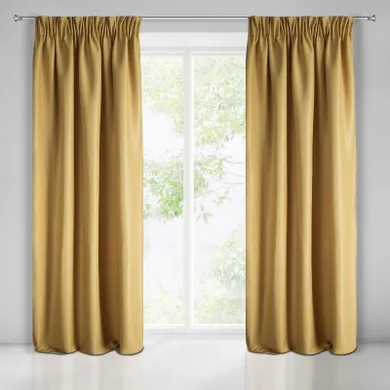 Aggie, zasłona zaciemniająca gotowa, strukturalna, z lureksem, 140-270 cm