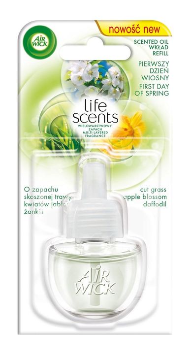 Air Wick, Life Scents, Scented Oil Refill, wkład do elektrycznego odświeżacza powietrza Pierwszy Dzień Wiosny, 19 ml