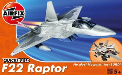 Airfix, Quickbuild F-22 Raptor, model plastikowy