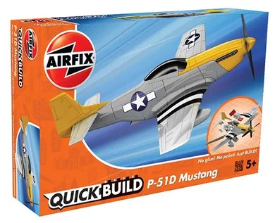 Airfix, Quickbuild, Mustang P-51D, model do sklejania