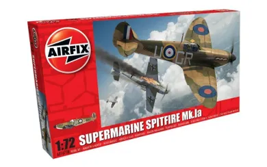 Airfix, samolot Supermarine Spitfire Mk.Ia, model do sklejania