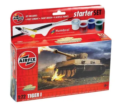 Airfix, Small Set Tiger, czołg, model plastikowy