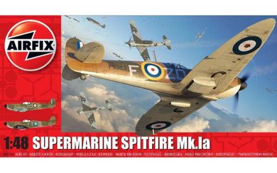 Airfix, Supermarine Spitfire Mk.1a 1:48, samolot, model do sklejania