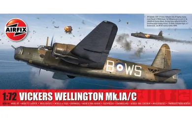 Airfix, Vickers Wellington Mk.IA/C, model do sklejania, 1:72