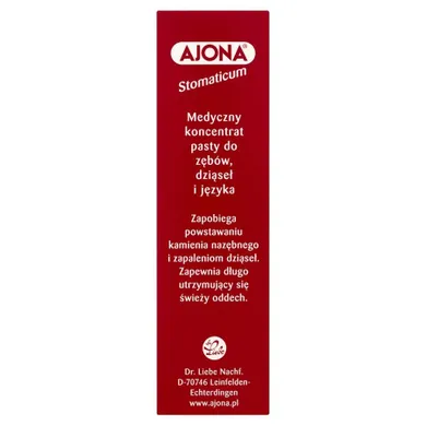 Ajona, Stomaticum, pasta w koncentracie, 6 ml