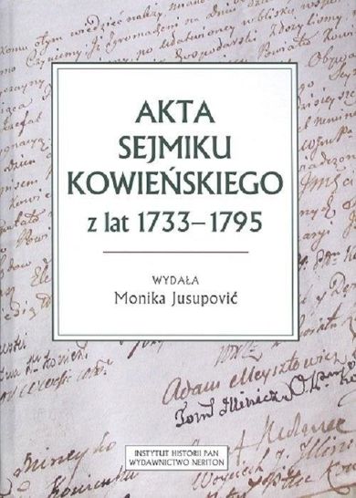 Akta sejmiku kowieńskiego z lat 1733-1795