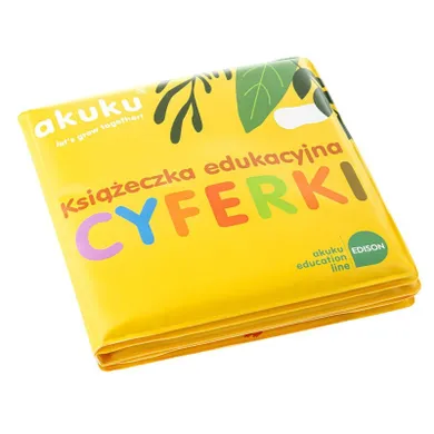 Akuku, książeczka edukacyjna, cyferki