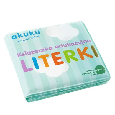 Akuku, książeczka edukacyjna, literki