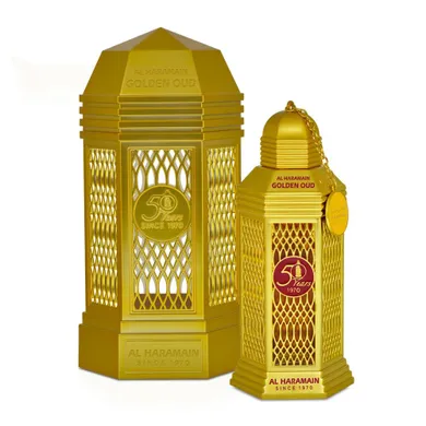 Al Haramain, Golden Oud Unisex, woda perfumowana, spray, 100 ml