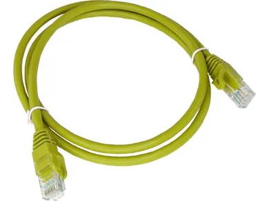 Alantec, patchcord, U/UTP kat. 5e, PVC, 0,25m, żółty