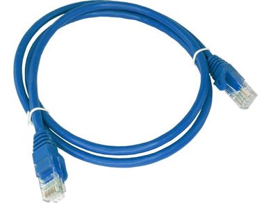 Alantec, patchcord, U/UTP, kat. 5e, PVC, niebieski, 0,25m