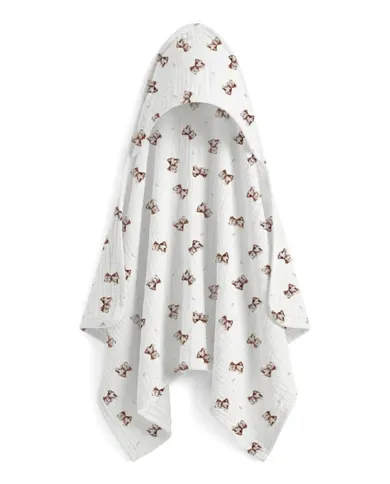 Albero Mio, Vintage Teddy, muślinowe okrycie kąpielowe, 80-80 cm