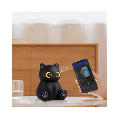 Albi, głośnik bezprzewodowy, Bluetooth, czarny kot