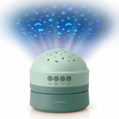 Alecto, BC130, 2w1: projektor i usypiacz z białym szumem i kołysankami