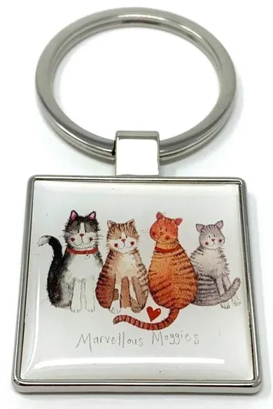 Alex Clark, brelok do kluczy, 4 koty