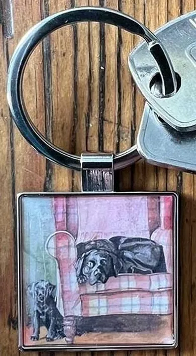 Alex Clark, brelok do kluczy, Psy Sophie&Scarlett