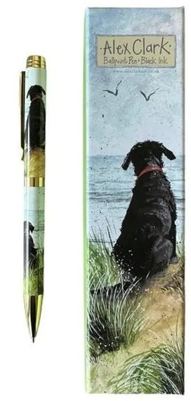Alex Clark, długopis w pudełku, Psy na wydmach
