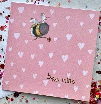 Alex Clark, karnet, walentynki, pszczoła