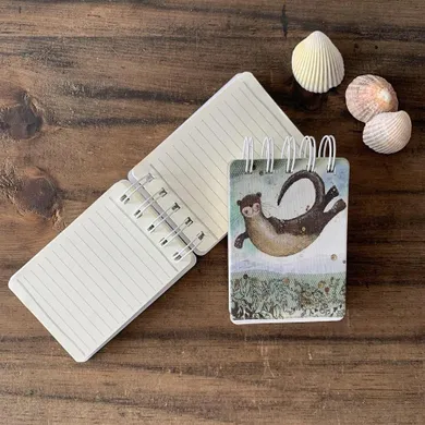 Alex Clark, kołonotes A7, 112 kartek, w linię, Wydra, 1 szt.