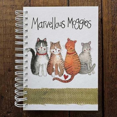 Alex Clark, kołozeszyt A5, 100 kartek, gładki, 4 koty, 1 szt.