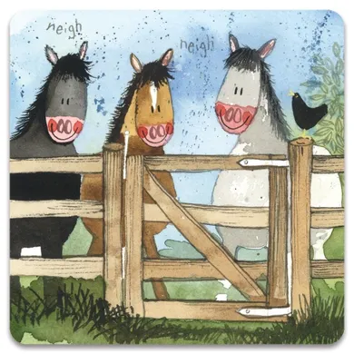 Alex Clark, magnes, Konie w zagrodzie