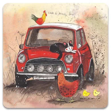 Alex Clark, magnes, mini Cooper