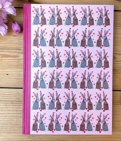 Alex Clark, notatnik A5, Zakochane króliczki, 1 szt.