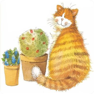 Alex Clark, podkładka pod kubek, Kot Whiskers