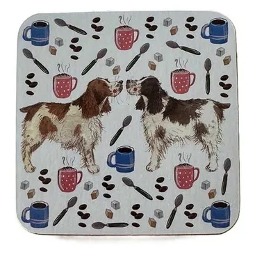 Alex Clark, podkładka pod kubek, Psy i kawa