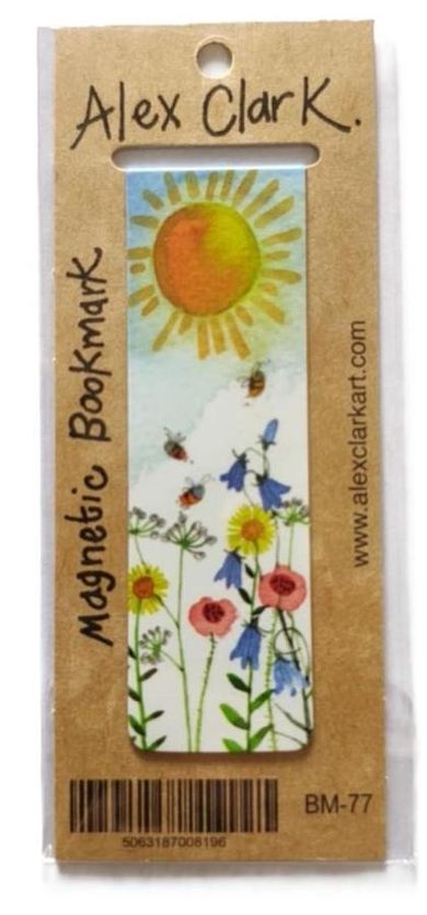 Alex Clark, zakładka do książki, Słońce i kwiaty