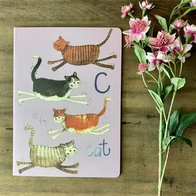 Alex Clark, zeszyt B5, 40 kartek, linia, Koty, 1 szt.