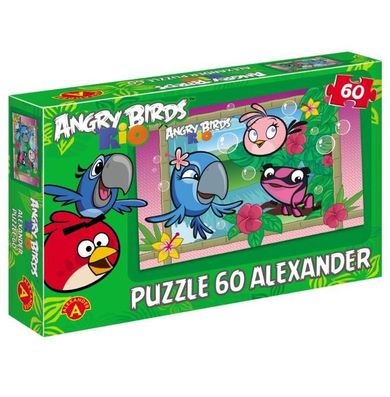 Alexander, Angry Birds Rio, Jak z obrazka, puzzle, 60 elementów