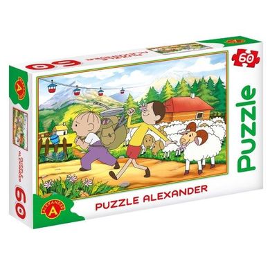 Alexander, Bolek i Lolek, Górska wyprawa, puzzle, 60 elementów