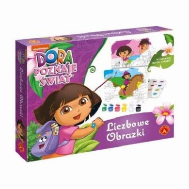 Alexander, Dora poznaje świat, liczbowe obrazki