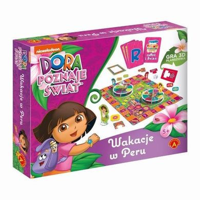 Alexander, Dora poznaje świat, Wakacje w Peru, gra planszowa 3D