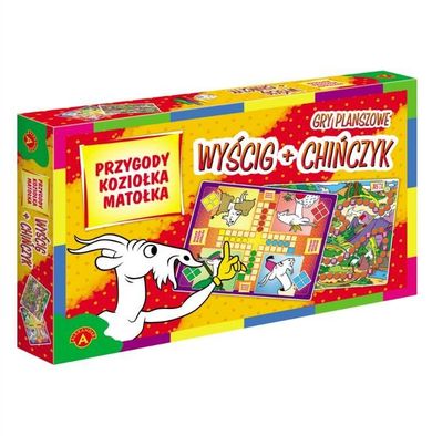 Alexander, Koziołek Matołek, Chińczyk+Wyścig, gra planszowa 2w1
