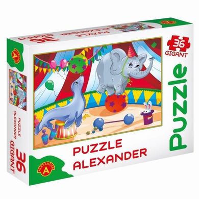 Alexander, Mały cyrk, puzzle gigant, 36 elementów
