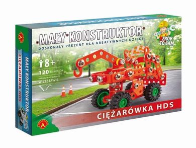Alexander, Mały konstruktor, Ciężarówka HDS, klocki metalowe