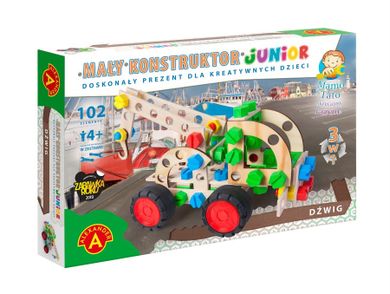 Alexander, Mały Konstruktor Junior, 3w1, Dźwig, zestaw konstrukcyjny