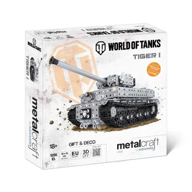 Alexander, Metalcraft, World of Tanks, czołg Tiger I, model do składania