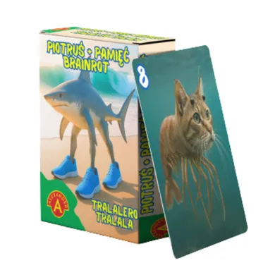 Alexander, Piotruś + Pamięć, Brainrot, Tralalero Tralala, gra karciana