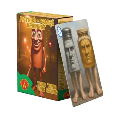 Alexander, Piotruś + Pamięć, Brainrot, Tung Tung Tung Sahur, gra karciana