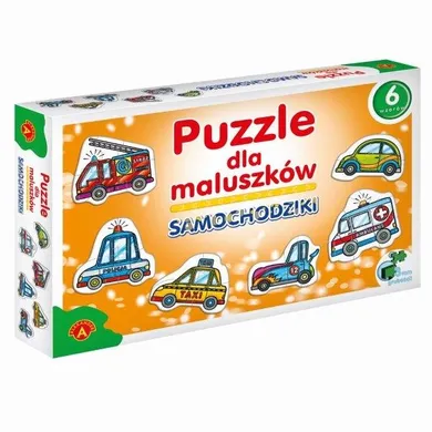 Alexander, Samochodziki, puzzle dla maluszków, 27 elementów