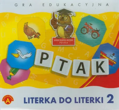 Alexander, Sowa Mądra Głowa, Literka do literki 2, gra edukacyjna