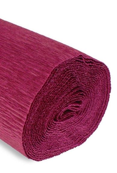 Alfa Pastello, krepina, 180g, bordowa, 50-250 cm, 1 szt.