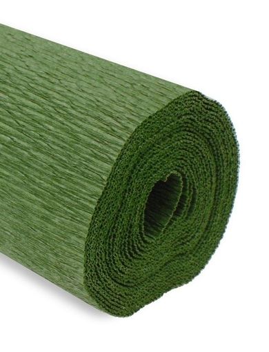 Alfa Pastello, krepina, ciemna zielona, 180g, 50-250 cm